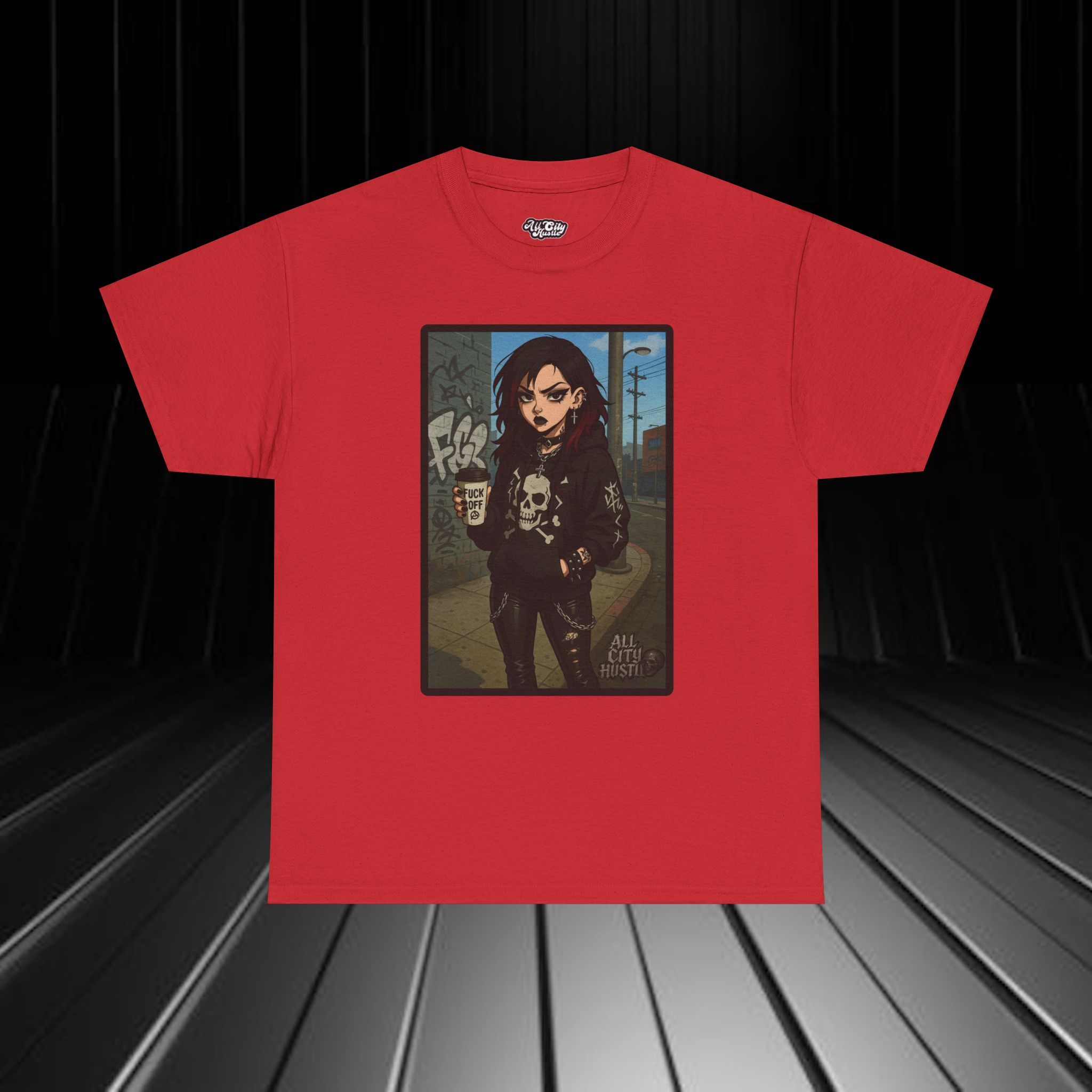 DARK14 Evil Cute Graphic Tee, Unisex Cotton Tee, Trendy T-Shirt, Casual Wear, Gift for Her, Dark Apparel - Image 9