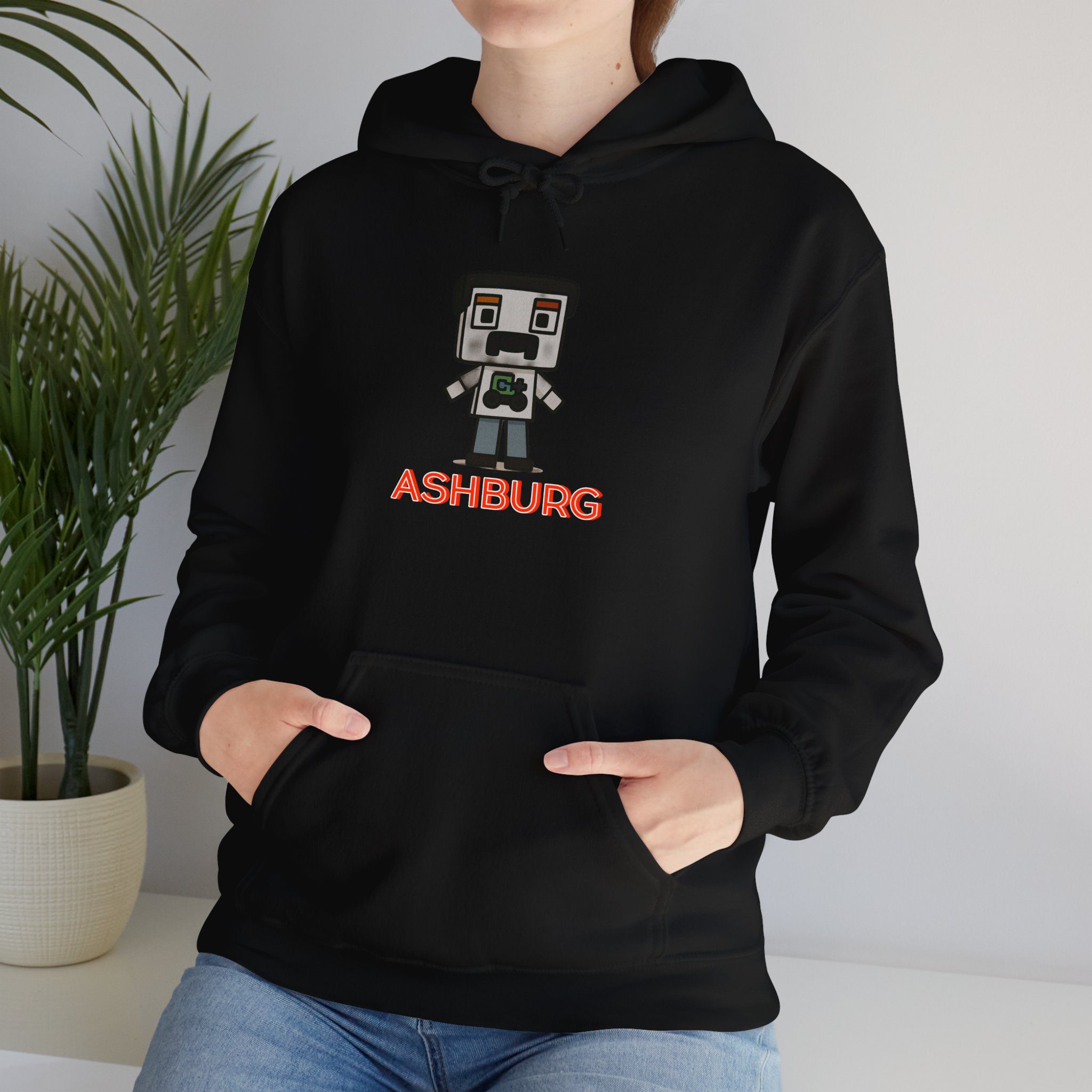 ASHBURG1H Unisex Gaming Hoodie with ASHBURG Design, Cozy Sweatshirt for Gamers, Casual Wear, Gaming Merchandise, Perfect Gift for Players - Image 5