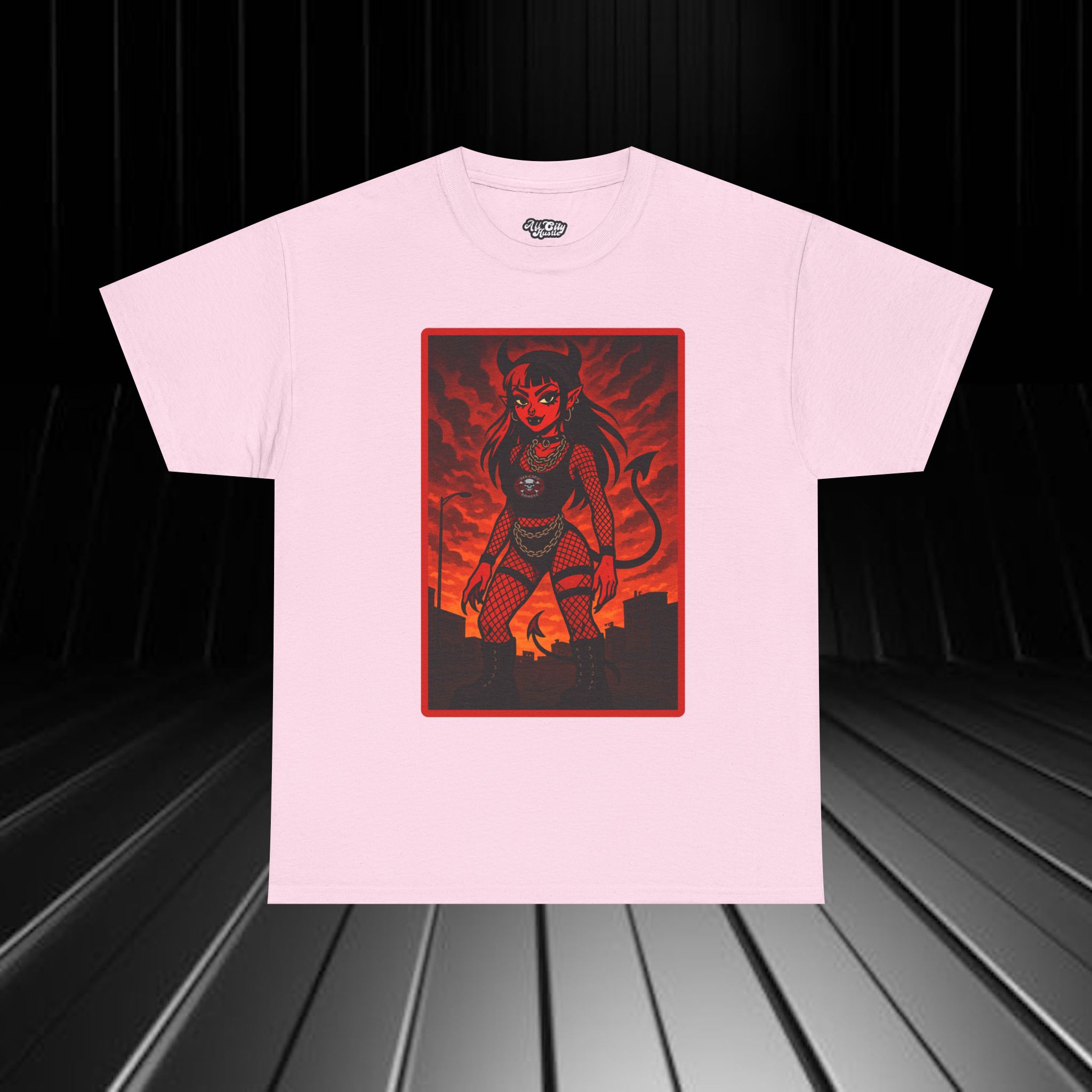 DARK17 Evil Cute Graphic Tee, Unisex Cotton Tee, Trendy T-Shirt, Casual Wear, Gift for Anyone, Dark Apparel - Image 7