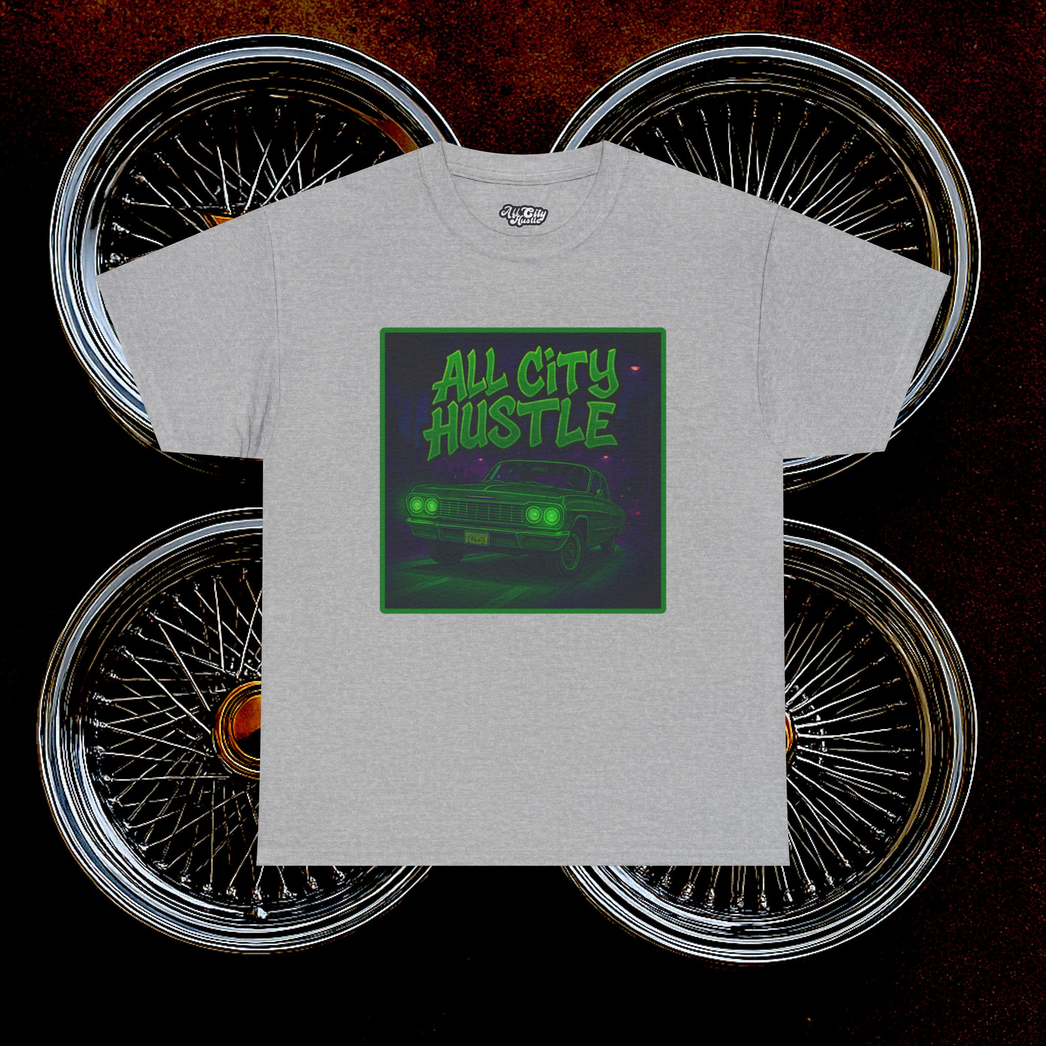 ACHLOWRIDER34 - 2 Sided Graphic Tee | Unisex Heavy Cotton Tee for Lowrider Lovers, Gifts, Retro Old School Vibes, Summer Wear, Casual Car Show Fashion - Image 34