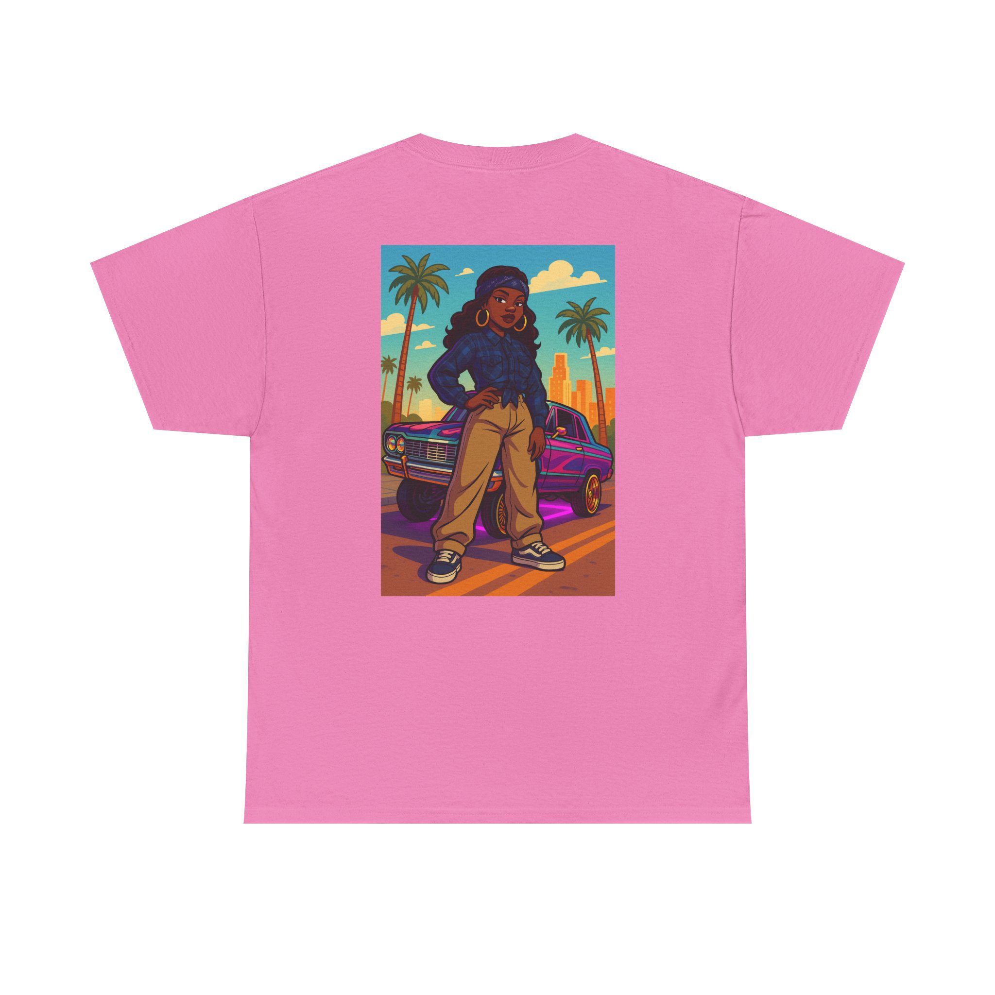 ACHLOWRIDER13 - 2 Sided Graphic Tee | Unisex Heavy Cotton Tee for Lowrider Lovers, Gifts, Retro Old School Vibes, Summer Wear, Casual Car Show Fashion - Image 11