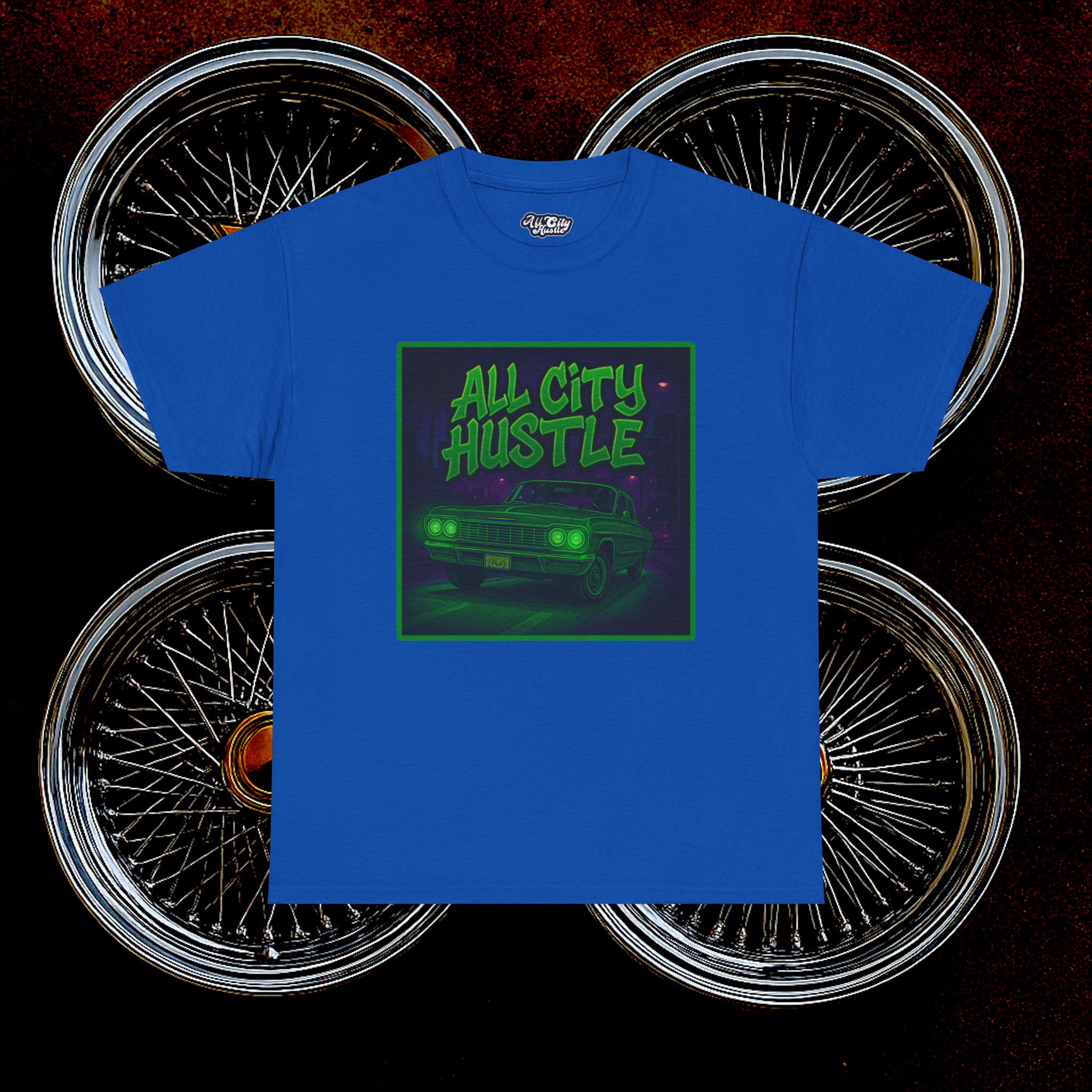 ACHLOWRIDER34 - 2 Sided Graphic Tee | Unisex Heavy Cotton Tee for Lowrider Lovers, Gifts, Retro Old School Vibes, Summer Wear, Casual Car Show Fashion - Image 37