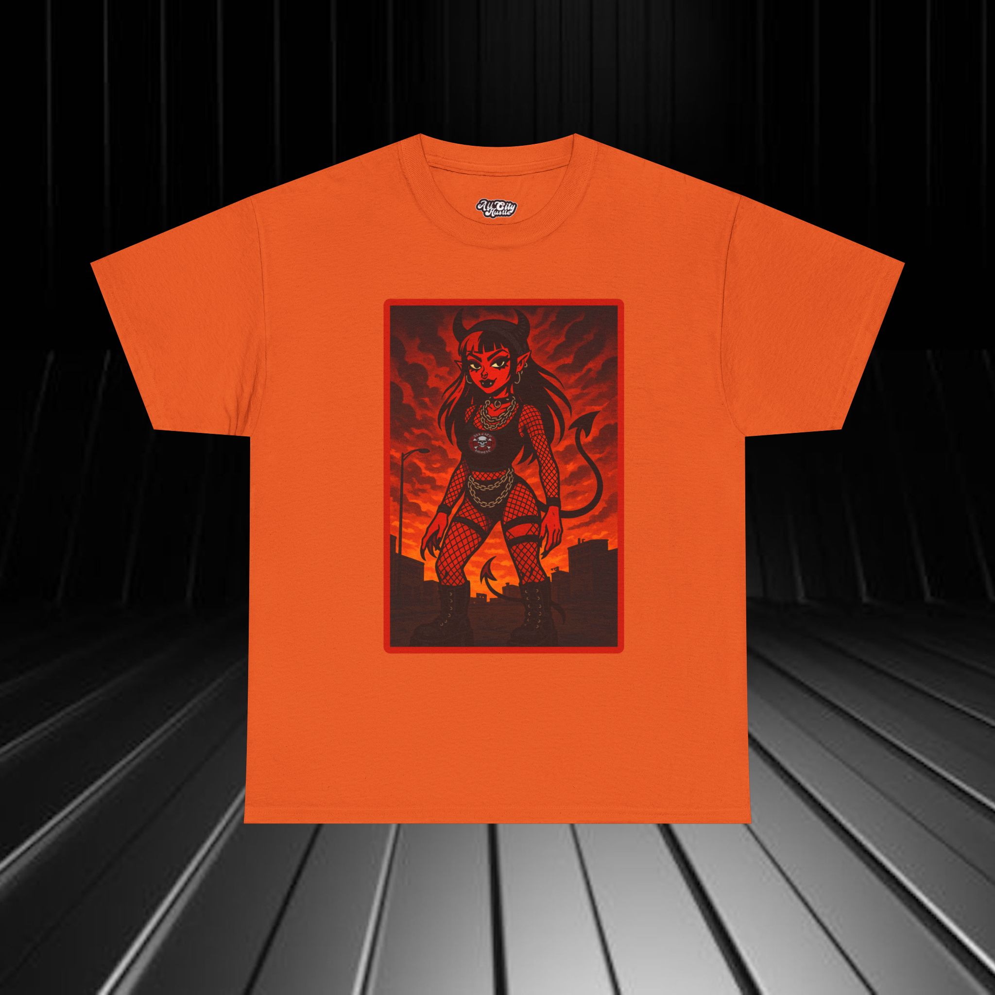 DARK17 Evil Cute Graphic Tee, Unisex Cotton Tee, Trendy T-Shirt, Casual Wear, Gift for Anyone, Dark Apparel - Image 6