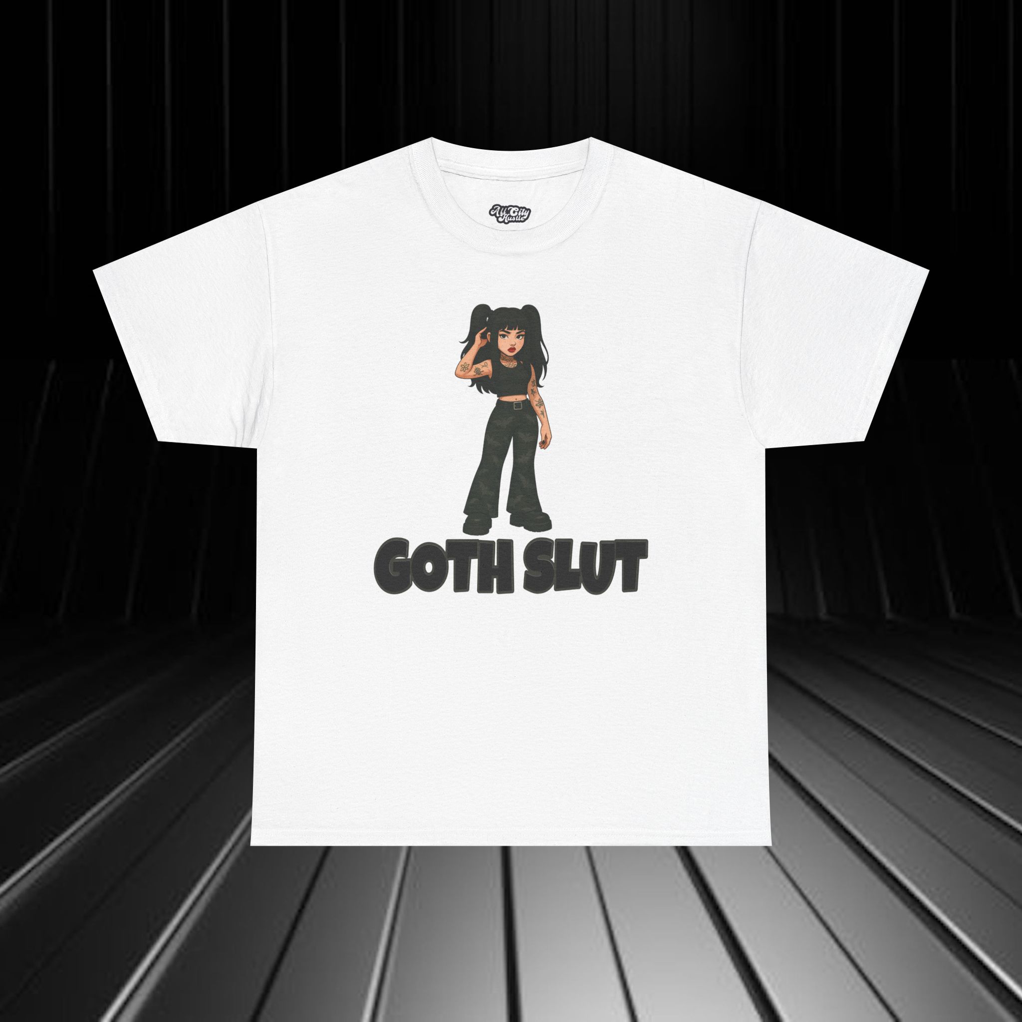 DARK11 Evil Cute Graphic Tee, Unisex Cotton Tee, Trendy T-Shirt, Casual Wear, Gift for Her, Dark Apparel - Image 10