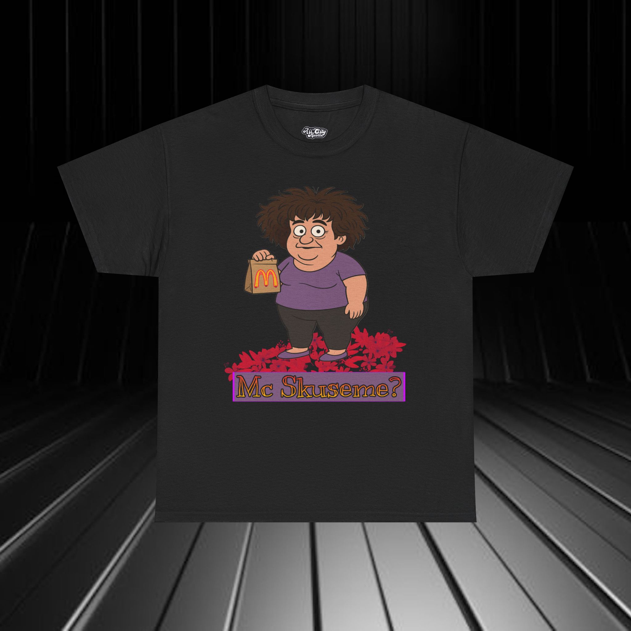 FUNNY2 Inspired by Humor Unisex Heavy Cotton Tee, Graphic Tee for Comic Lovers, Casual Wear, Birthday Gift, Gift for Friends - Image 4