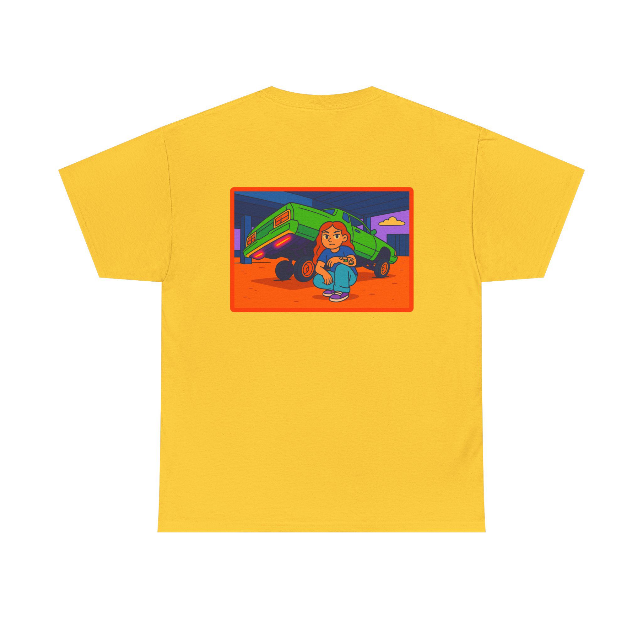 ACHLOWRIDER35 - 2 Sided Graphic Tee | Unisex Heavy Cotton Tee for Lowrider Lovers, Gifts, Retro Old School Vibes, Summer Wear, Casual Car Show Fashion - Image 11