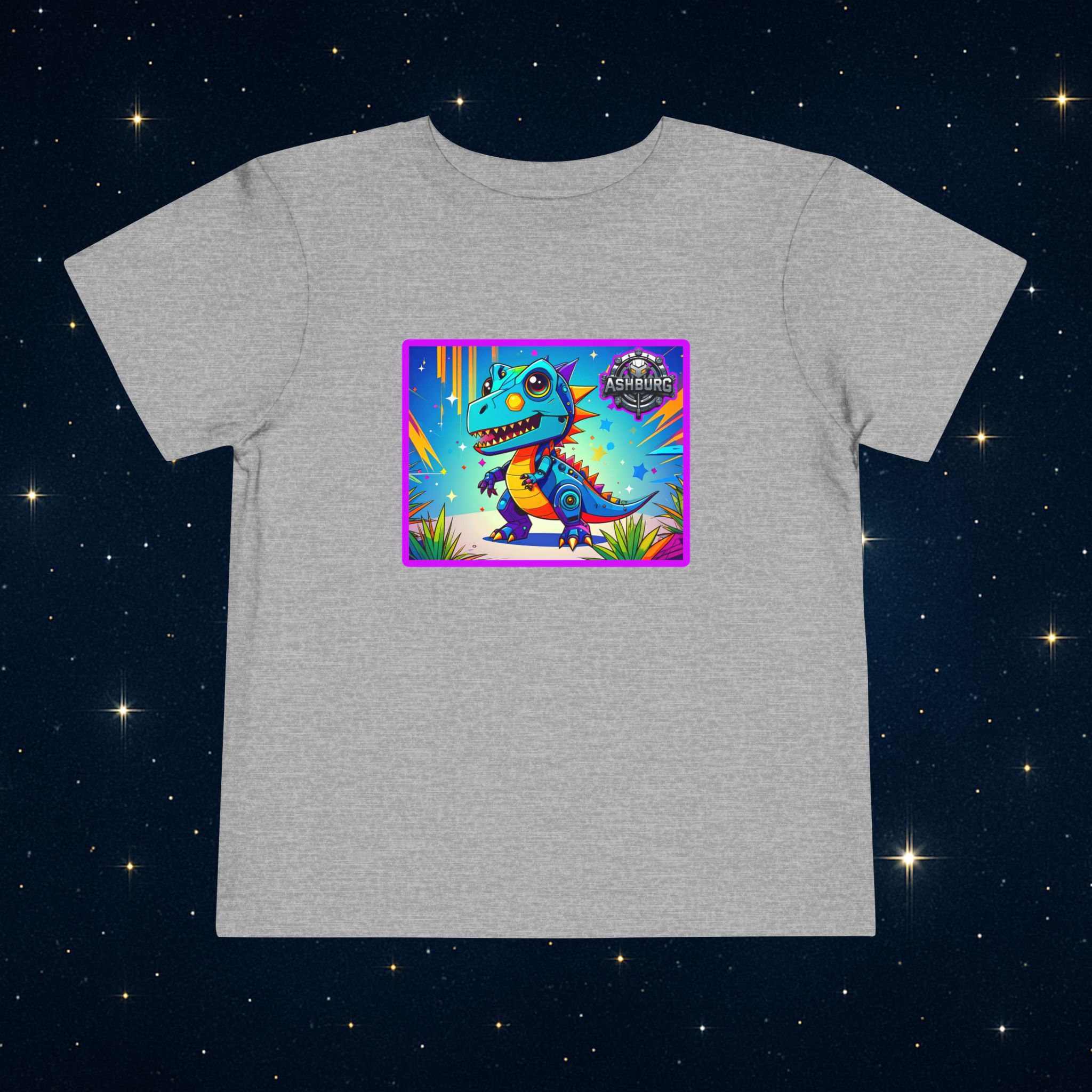 ASHBURG TODDLER133 Cute Toddler Short Sleeve Tee with KIDS Design, Kids T-Shirt, Play Shirt, Cartoon Tee,Gift for All Occasions, Funtime Apparel - Image 9