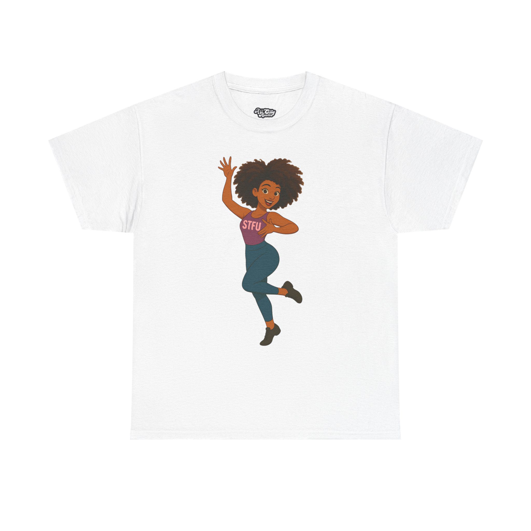 STFU3 Playful Dance Tee - Fun Graphic Cotton T-Shirt for Everyday Wear, Gift for Dancers, Weekend Wear, Casual Outing, Birthday Gift - Image 11