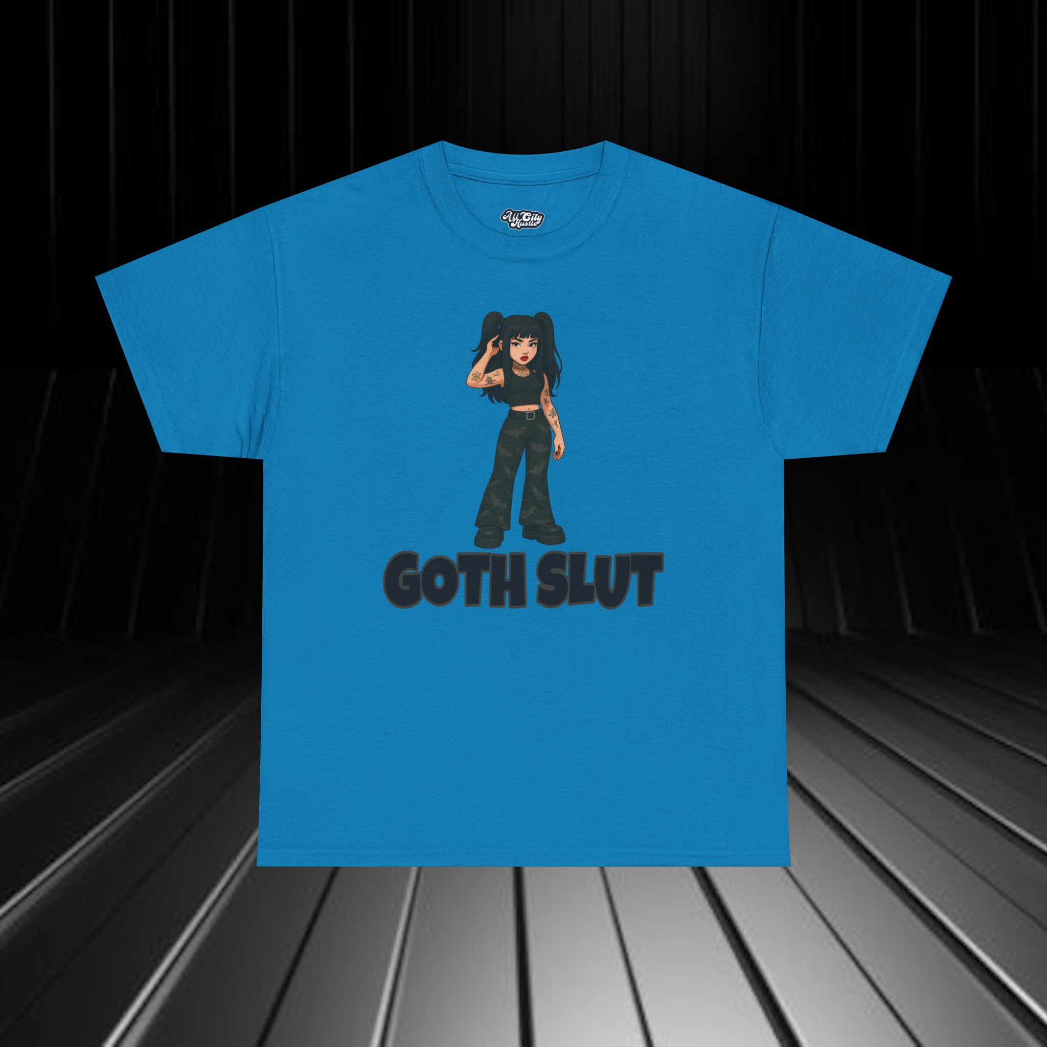 DARK11 Evil Cute Graphic Tee, Unisex Cotton Tee, Trendy T-Shirt, Casual Wear, Gift for Her, Dark Apparel - Image 12