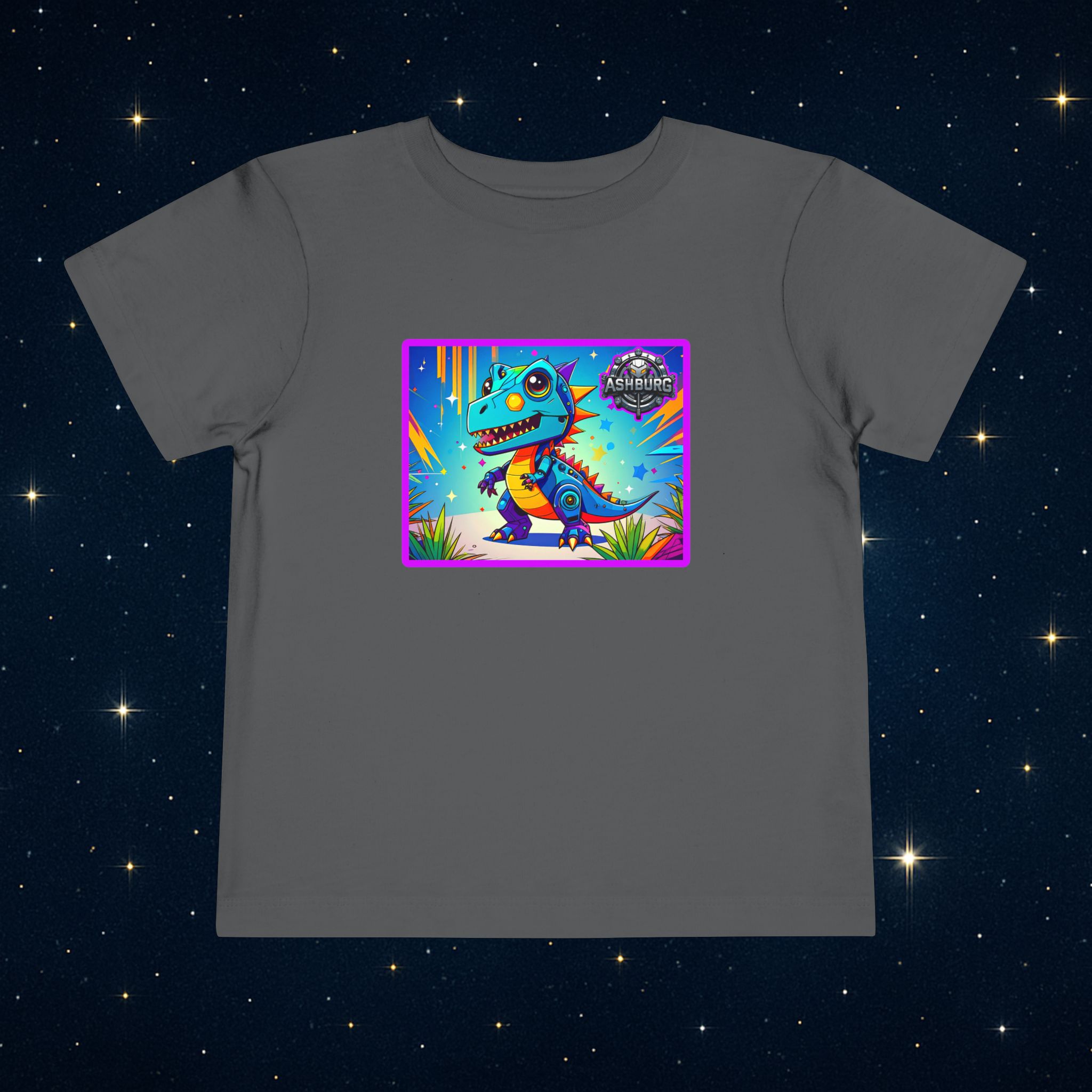 ASHBURG TODDLER133 Cute Toddler Short Sleeve Tee with KIDS Design, Kids T-Shirt, Play Shirt, Cartoon Tee,Gift for All Occasions, Funtime Apparel - Image 7