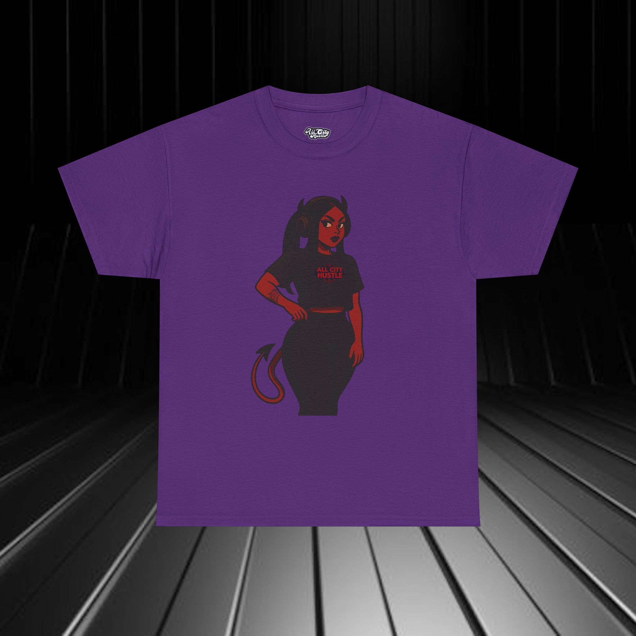 DARK26 Evil Cute Graphic Tee, Unisex Cotton Tee, Trendy T-Shirt, Casual Wear, Gift for Anyone, Dark Apparel - Image 3