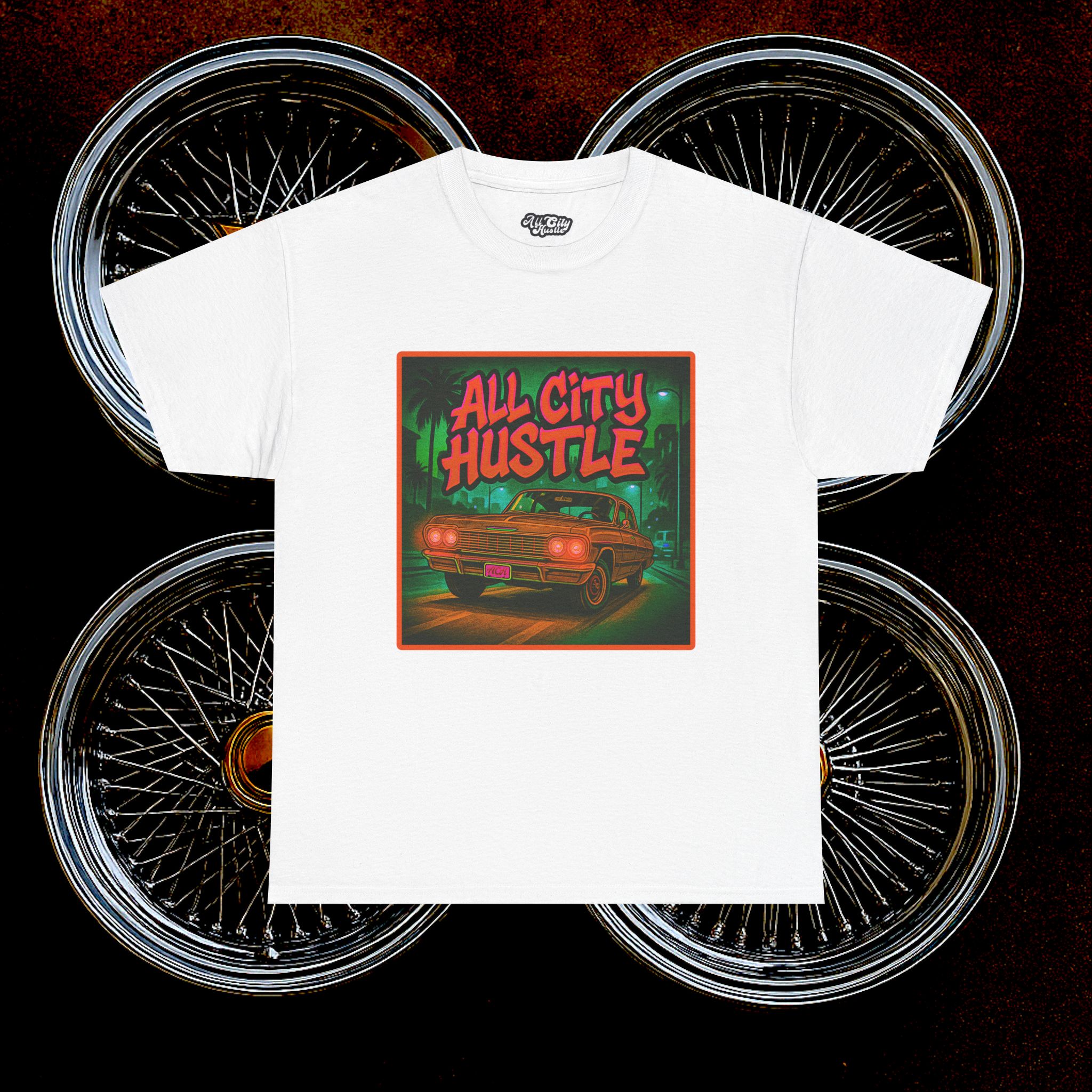 ACHLOWRIDER33 - 2 Sided Graphic Tee | Unisex Heavy Cotton Tee for Lowrider Lovers, Gifts, Retro Old School Vibes, Summer Wear, Casual Car Show Fashion - Image 16