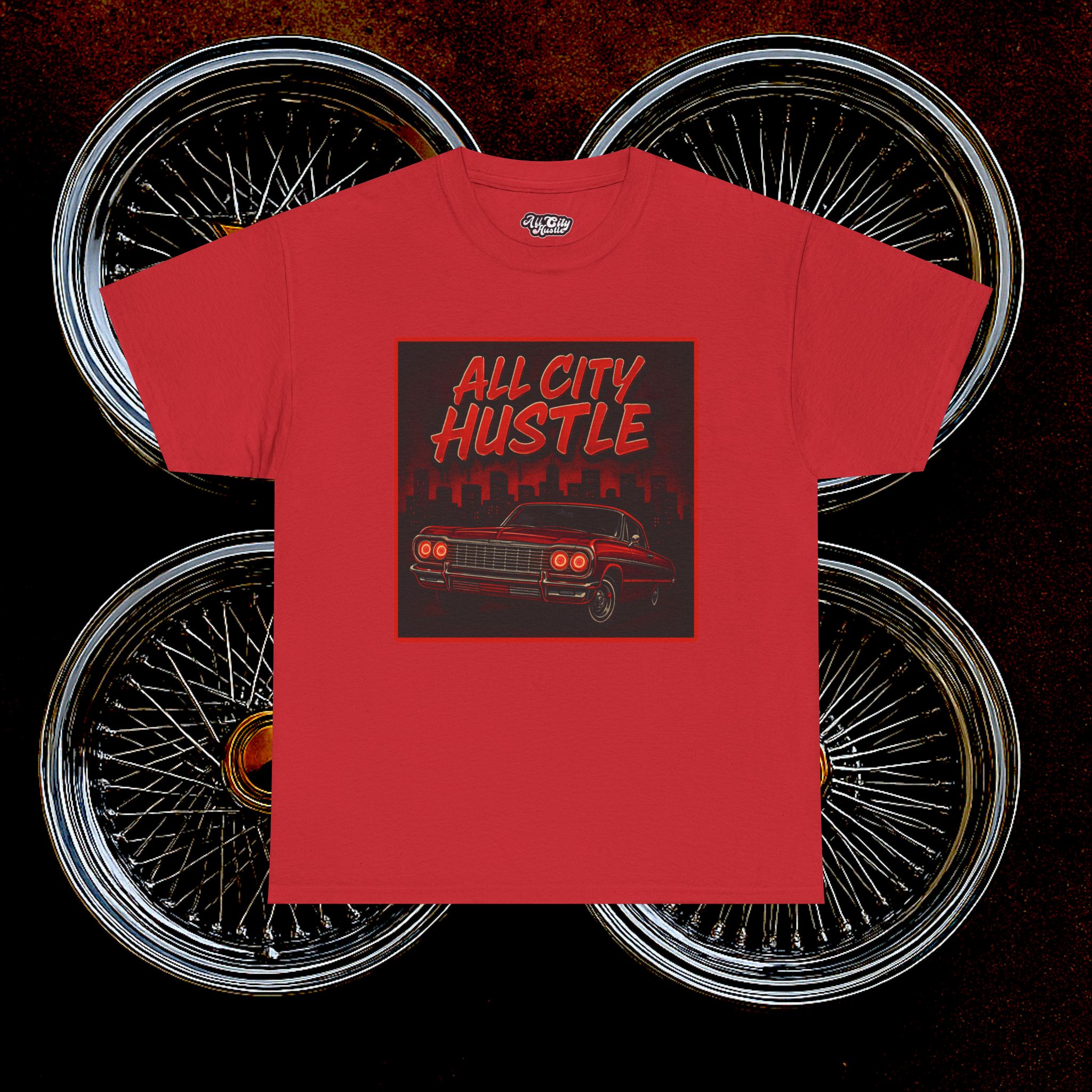 ACHLOWRIDER38 - 2 Sided Graphic Tee | Unisex Heavy Cotton Tee for Lowrider Lovers, Gifts, Retro Old School Vibes, Summer Wear, Casual Car Show Fashion - Image 7