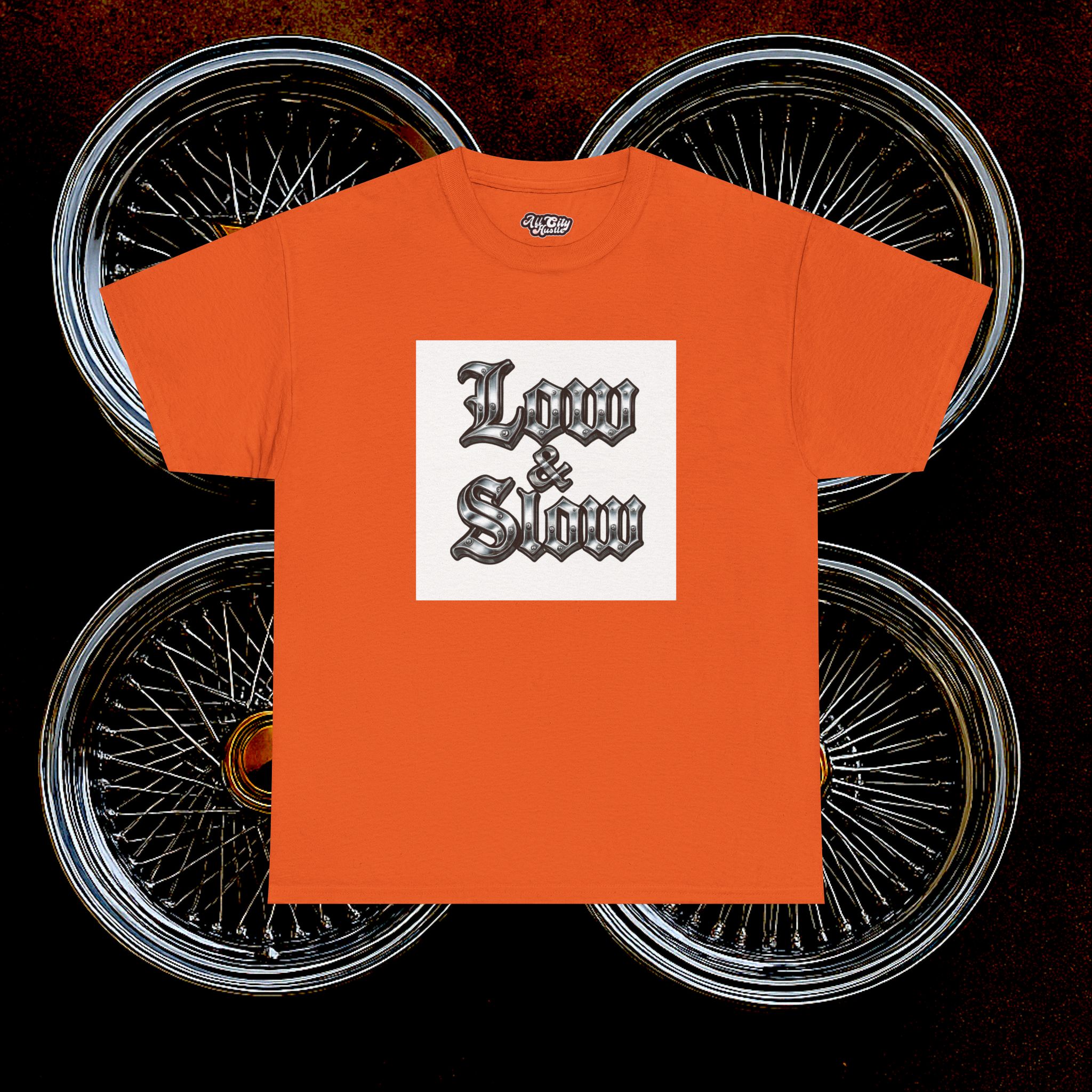 ACHLOWRIDER14 - 2 Sided Graphic Tee | Unisex Heavy Cotton Tee for Lowrider Lovers, Gifts, Retro Old School Vibes, Summer Wear, Casual Car Show Fashion - Image 16