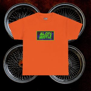 ACHLOWRIDER8 - 2 Sided Graphic Tee | Unisex Heavy Cotton Tee for Lowrider Lovers, Gifts, Retro Old School Vibes, Summer Wear, Casual Car Show Fashion
