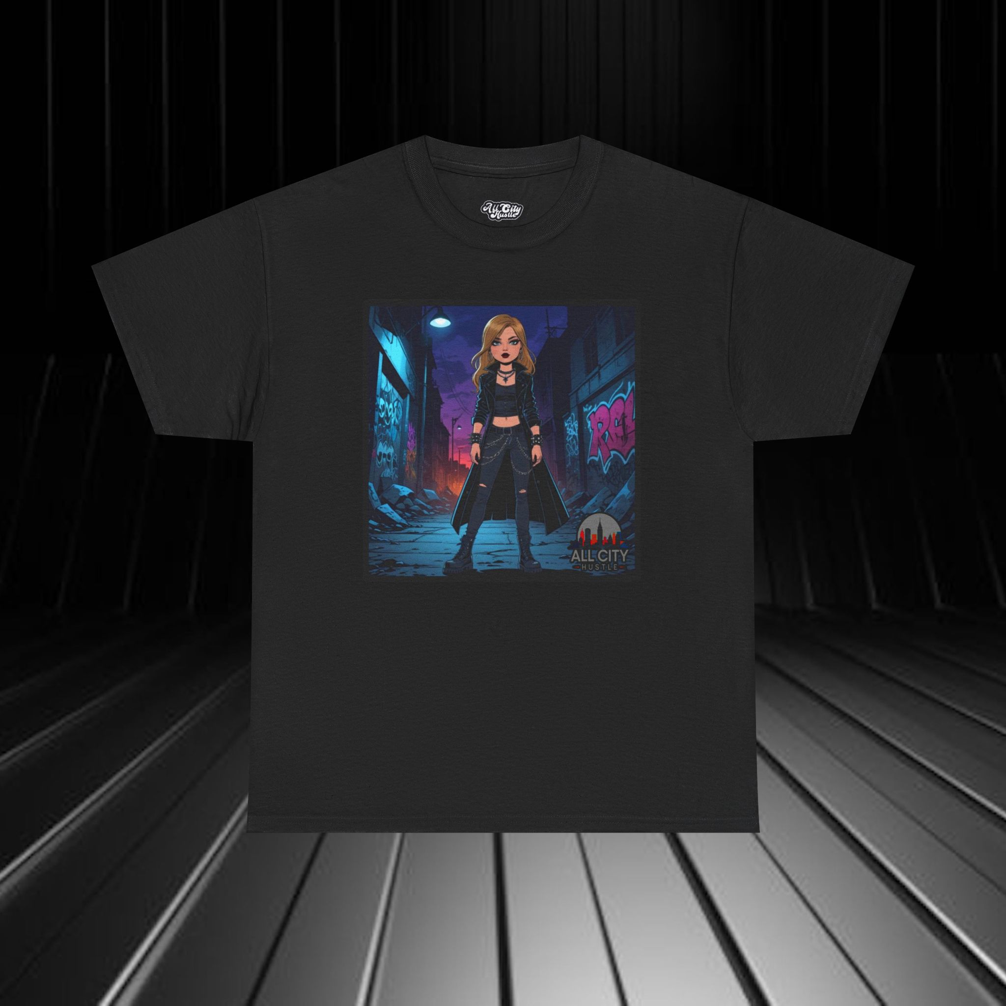 DARK10 Evil Cute Graphic Tee, Unisex Cotton Tee, Trendy T-Shirt, Casual Wear, Gift for Her, Dark Apparel - Image 4