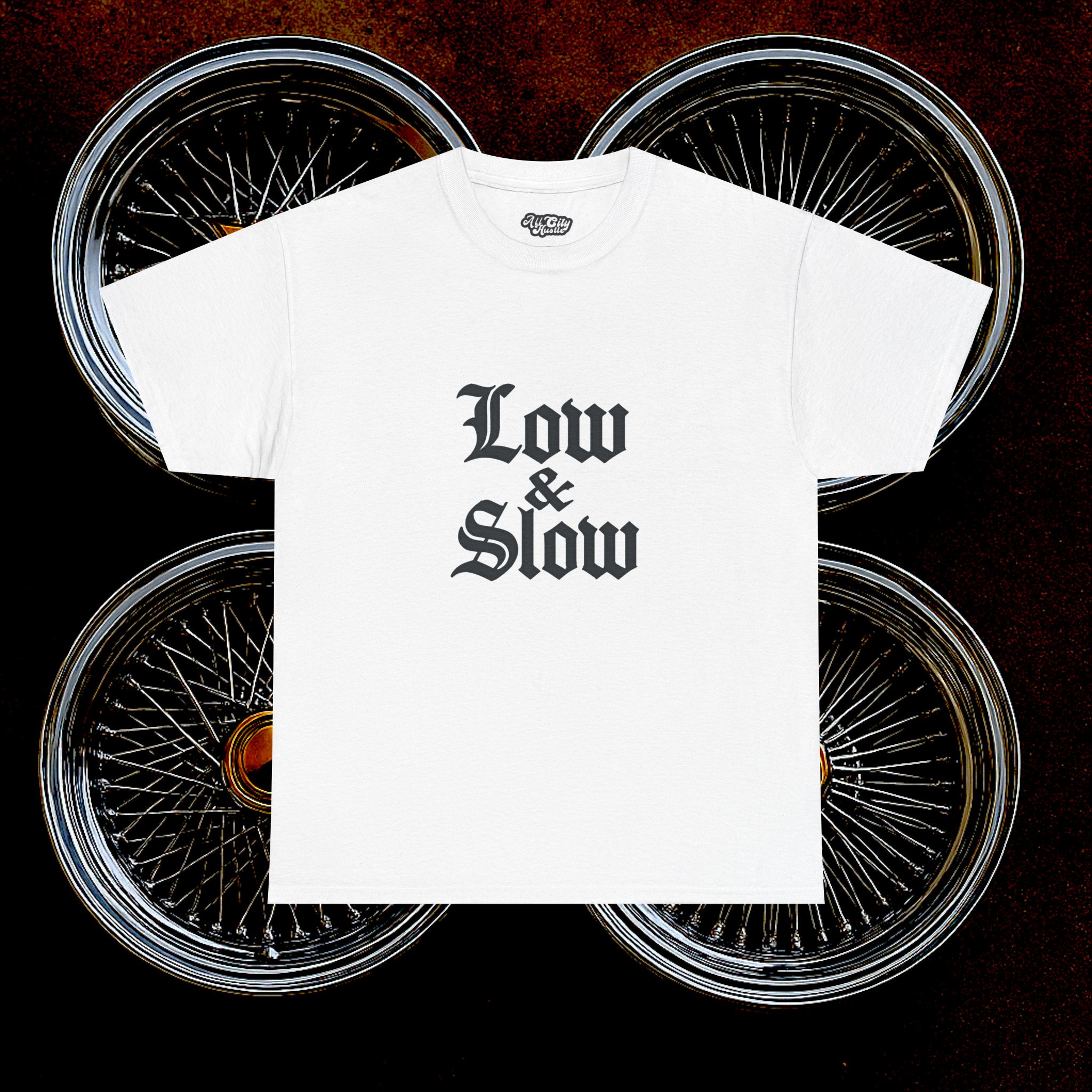 ACHLOWRIDER1 - 2 Sided Graphic Tee | Unisex Heavy Cotton Tee for Lowrider Lovers, Gifts, Retro Old School Vibes, Summer Wear, Casual Car Show Fashion