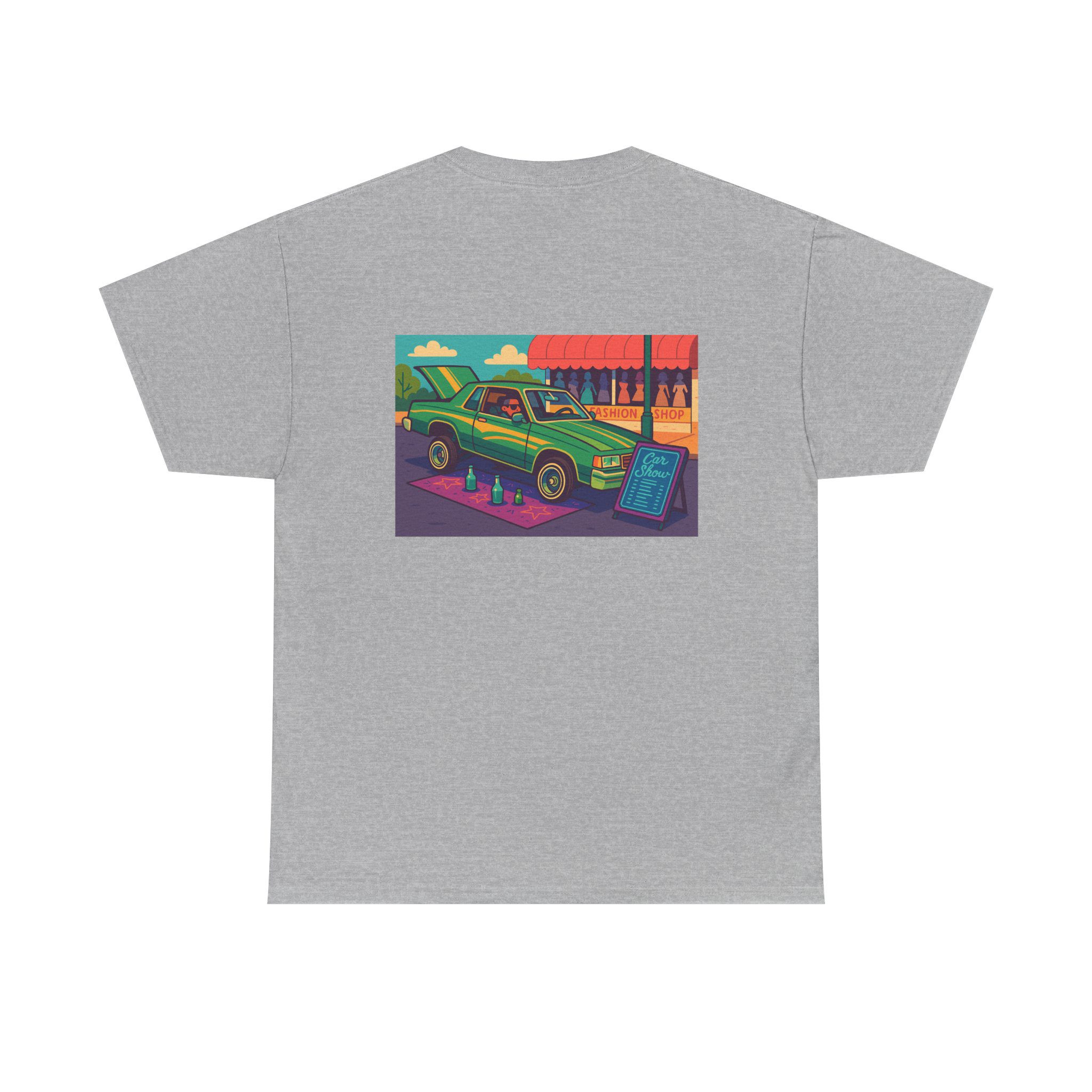 ACHLOWRIDER17 - 2 Sided Graphic Tee | Unisex Heavy Cotton Tee for Lowrider Lovers, Gifts, Retro Old School Vibes, Summer Wear, Casual Car Show Fashion - Image 35