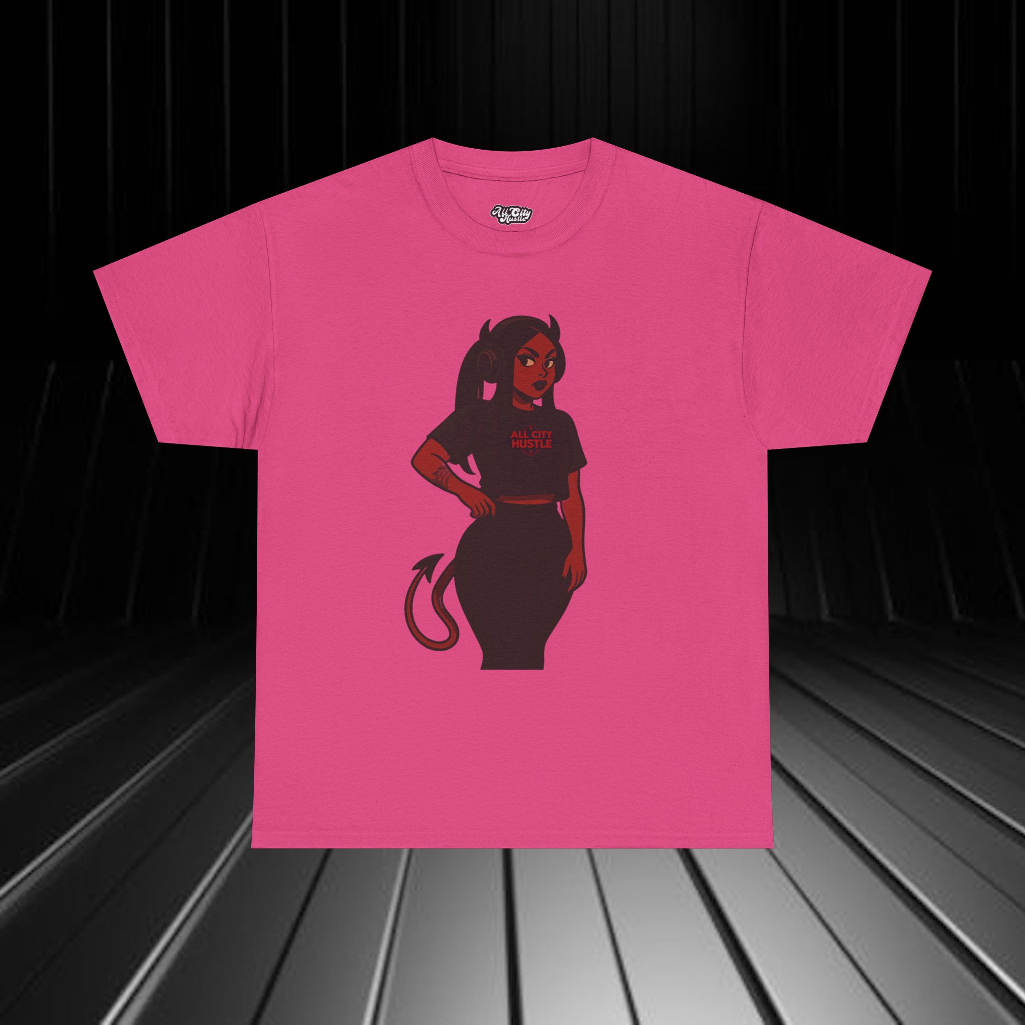 DARK26 Evil Cute Graphic Tee, Unisex Cotton Tee, Trendy T-Shirt, Casual Wear, Gift for Anyone, Dark Apparel - Image 8