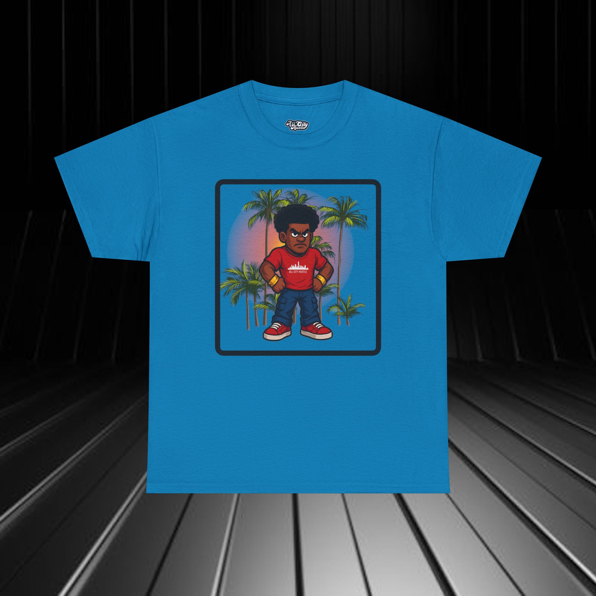 Copy of GANGSTER20 City Hood Inspired Unisex Heavy Cotton Tee, Graphic Tee for Comic Lovers, Casual Wear, Birthday Gift, Gift for Friends - Image 13