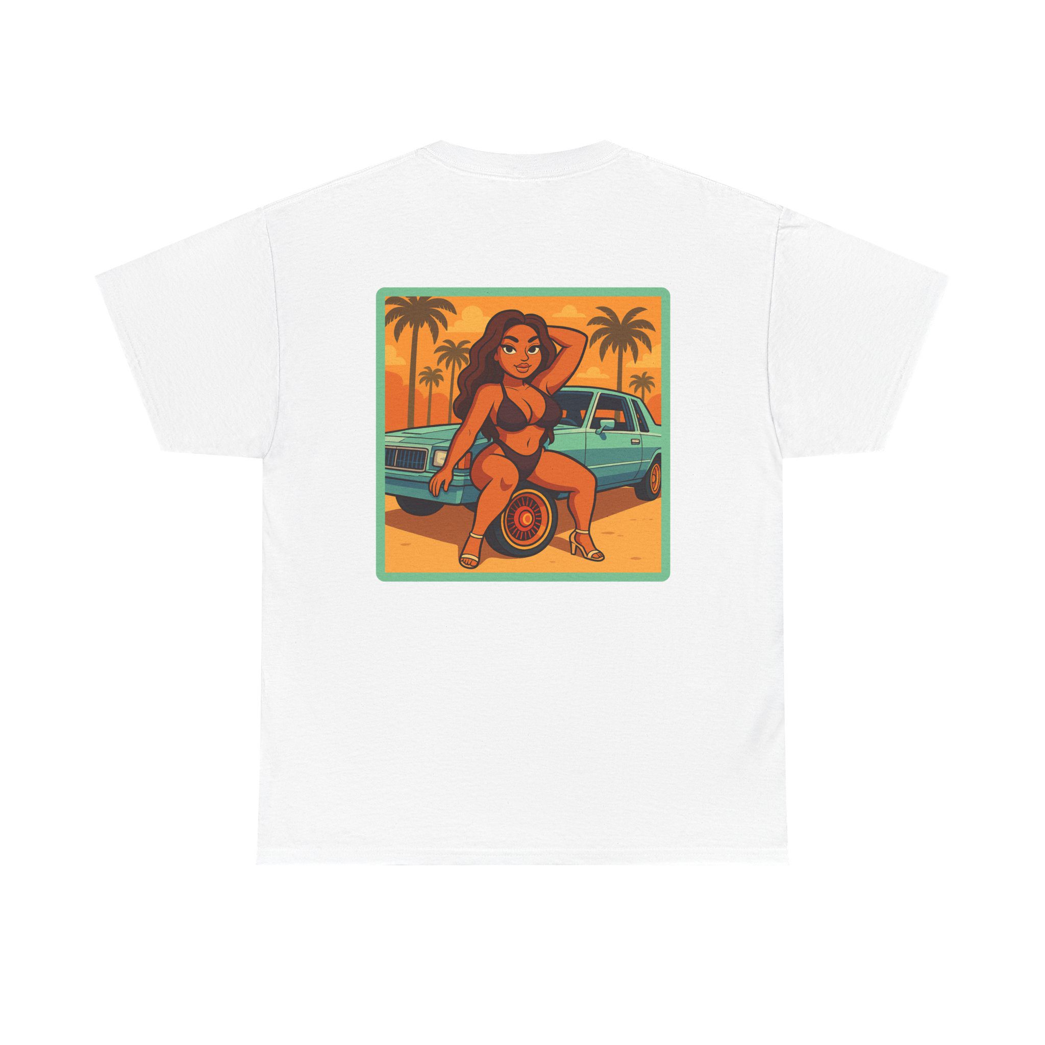 ACHLOWRIDER36 - 2 Sided Graphic Tee | Unisex Heavy Cotton Tee for Lowrider Lovers, Gifts, Retro Old School Vibes, Summer Wear, Casual Car Show Fashion - Image 17
