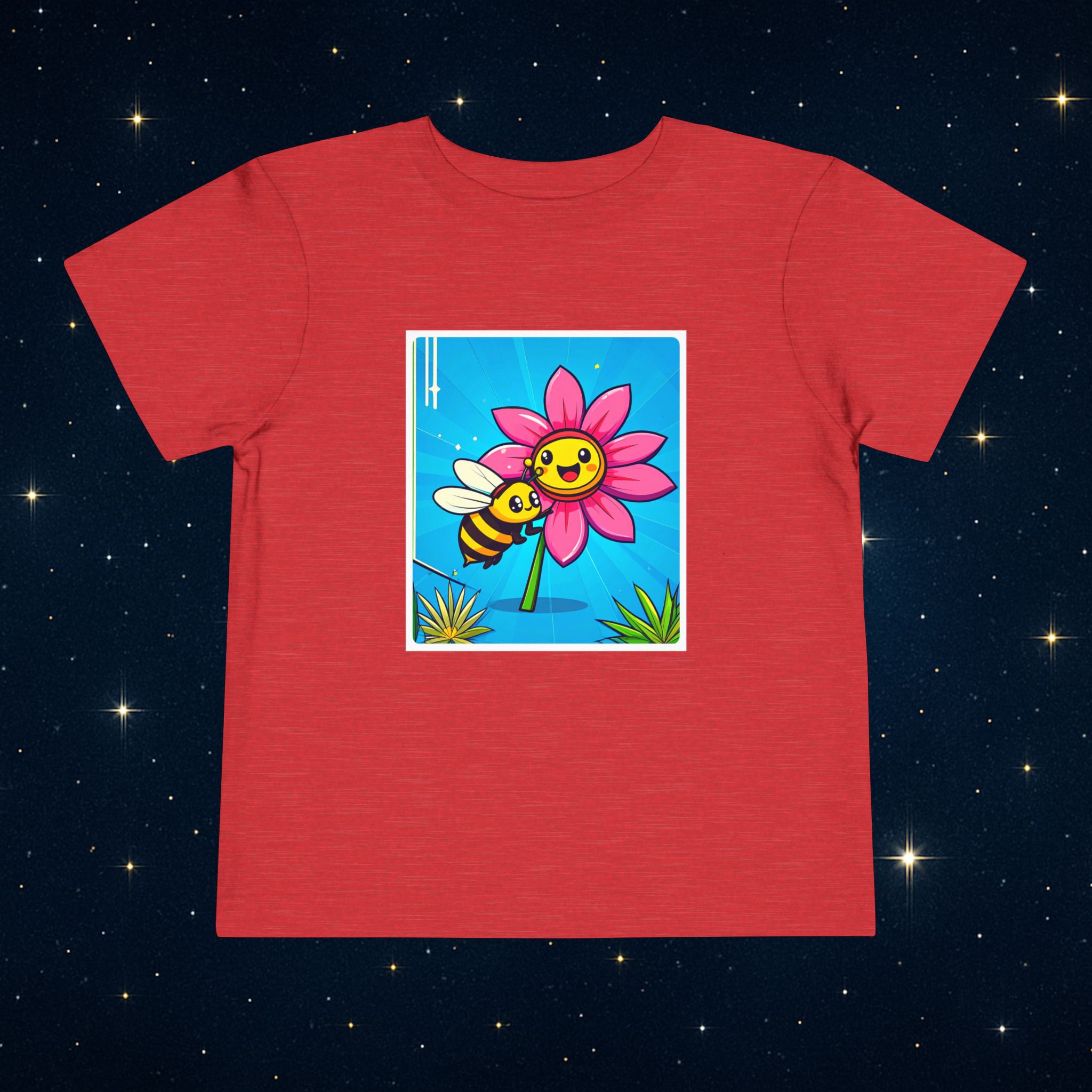 ASHBURG TODDLER114 Cute Toddler Short Sleeve Tee with KIDS Design, Kids T-Shirt, Play Shirt, Cartoon Tee,Gift for All Occasions, Funtime Apparel - Image 2