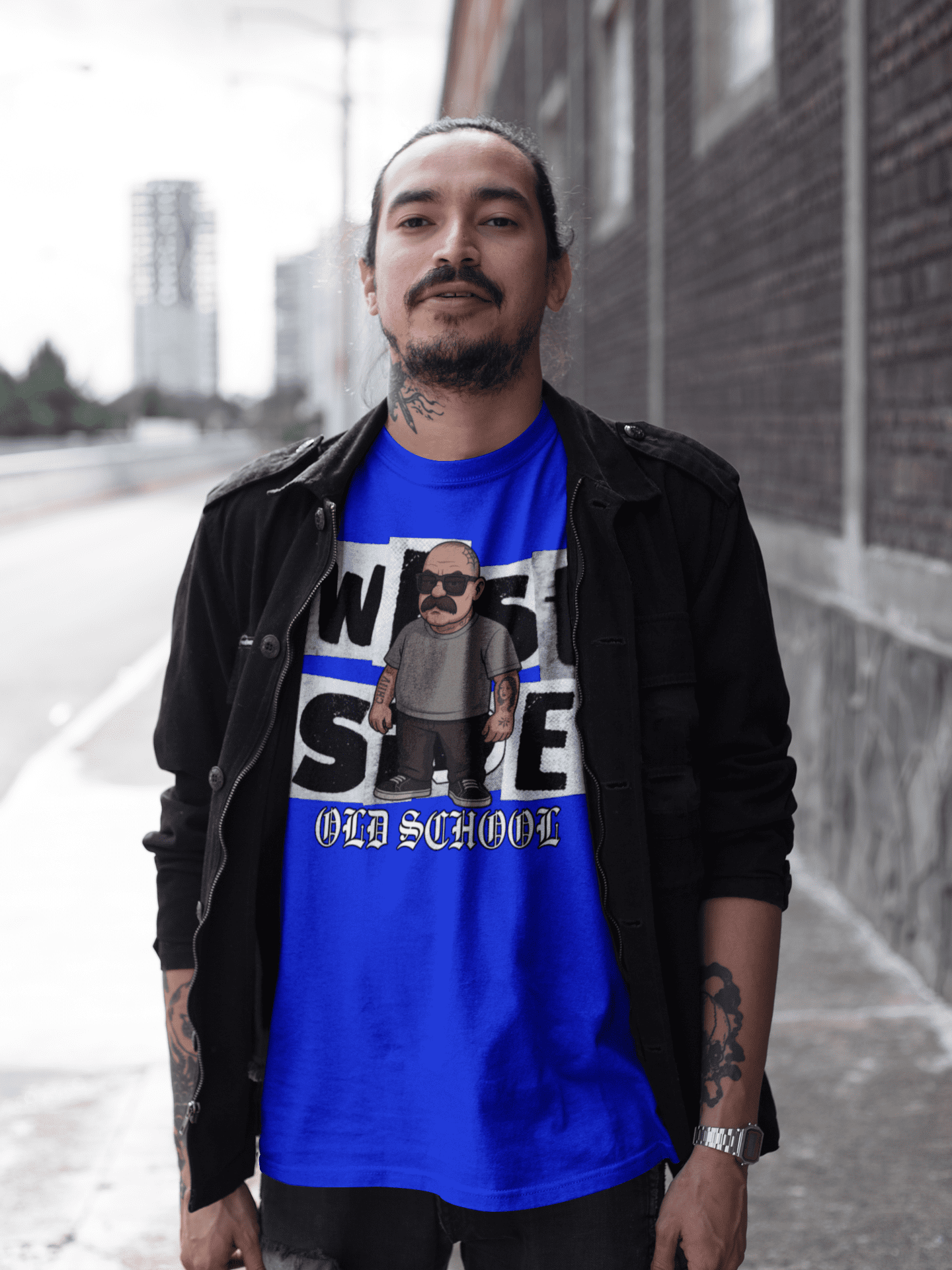 GANGSTER6 City Hood Inspired Unisex Heavy Cotton Tee, Graphic Tee for Comic Lovers, Casual Wear, Birthday Gift, Gift for Friends