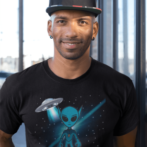 ALIEN3 Alien Humor Tee, Fun Graphic Tee, Unisex Cotton T-Shirt, Joke Shirt, Unique Gift, Quirky Fashion