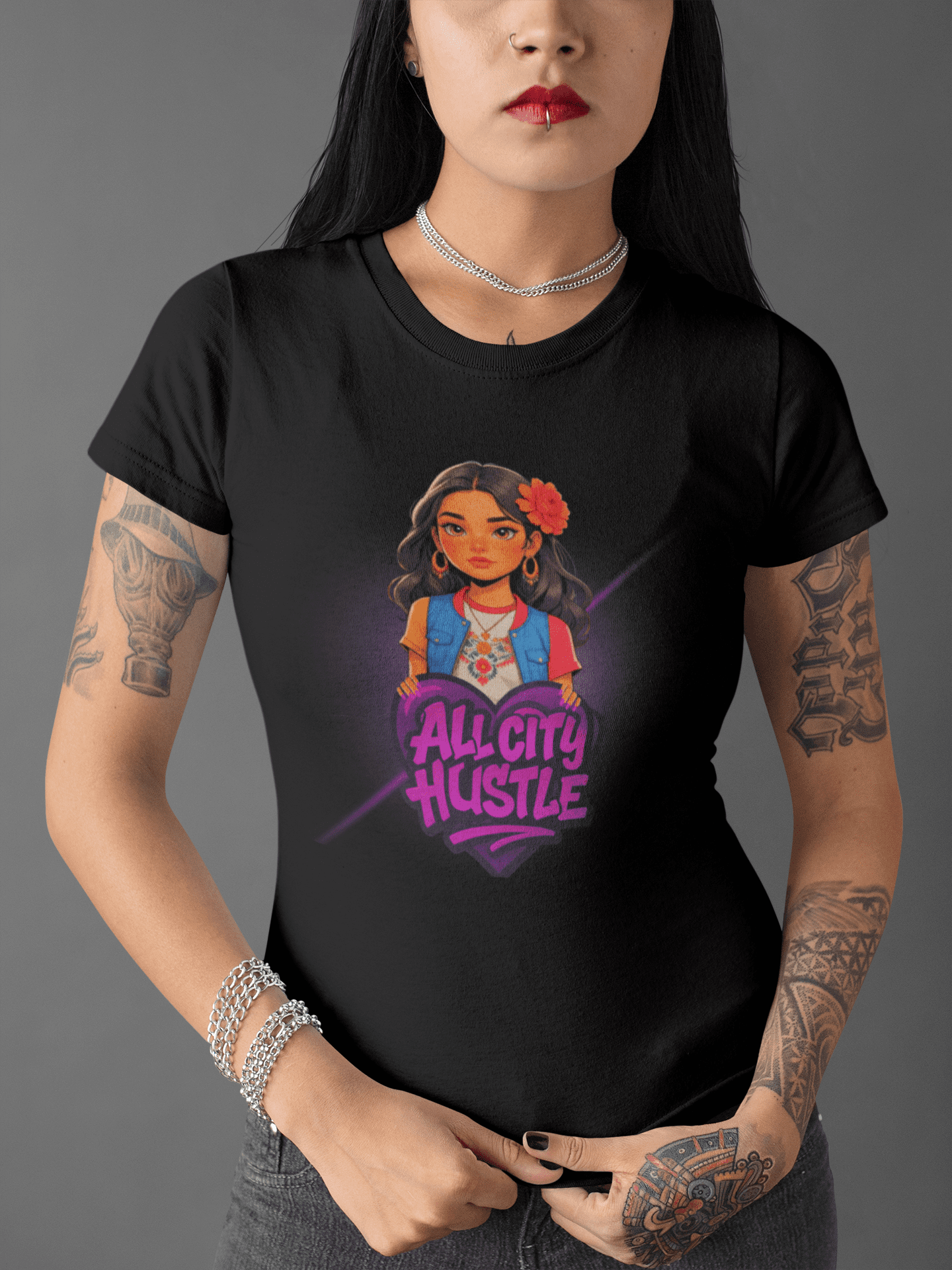 ACH51 Retro Urban Hustle T-Shirt, Unisex Graphic Tee, Casual Streetwear, Gift for Creatives, Everyday Wear, All City Hustle