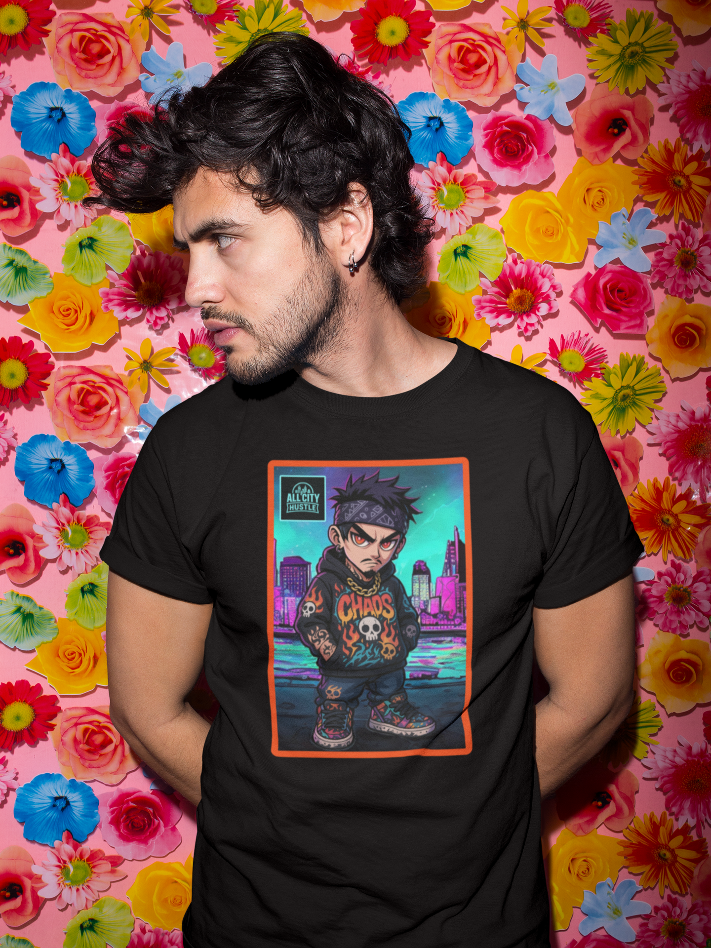 DARK12 Evil Cute Graphic Tee, Unisex Cotton Tee, Trendy T-Shirt, Casual Wear, Gift for Her, Dark Apparel