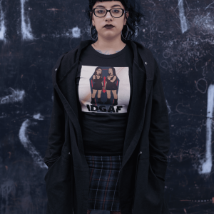 DARK13 Evil Cute Graphic Tee, Unisex Cotton Tee, Trendy T-Shirt, Casual Wear, Gift for Her, Dark Apparel