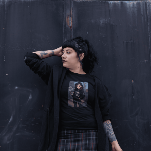 DARK14 Evil Cute Graphic Tee, Unisex Cotton Tee, Trendy T-Shirt, Casual Wear, Gift for Her, Dark Apparel