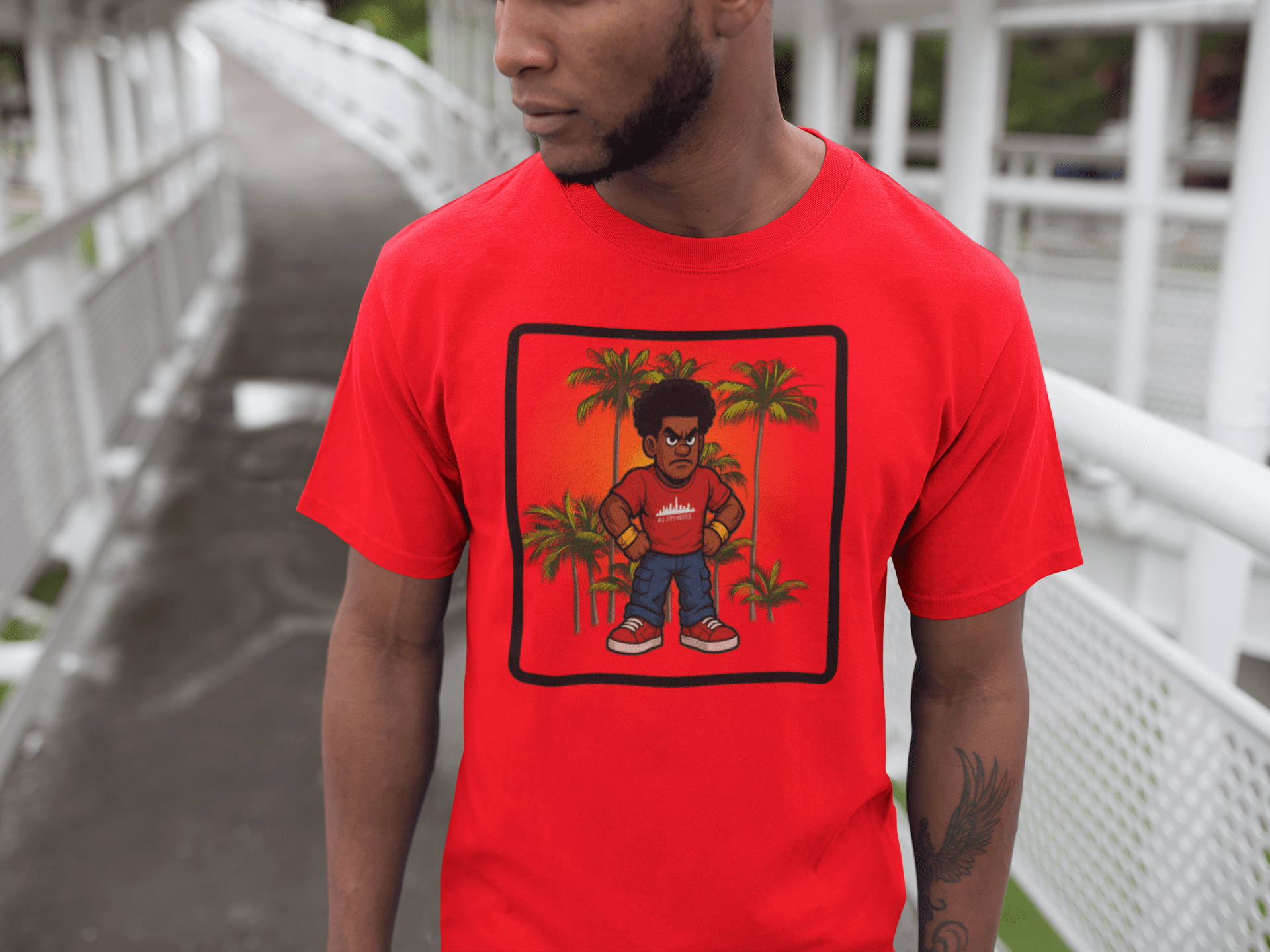 Copy of GANGSTER20 City Hood Inspired Unisex Heavy Cotton Tee, Graphic Tee for Comic Lovers, Casual Wear, Birthday Gift, Gift for Friends