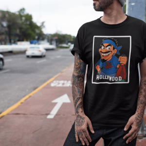 GANGSTER23 City Hood Inspired Unisex Heavy Cotton Tee, Graphic Tee for Comic Lovers, Casual Wear, Birthday Gift, Gift for Friends