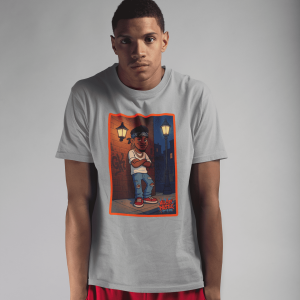 GANGSTER32 City Hood Inspired Unisex Heavy Cotton Tee, Graphic Tee for Comic Lovers, Casual Wear, Birthday Gift, Gift for Friends