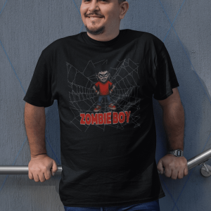 MONSTER1 Unisex Heavy Cotton Tee | Cool Casual Wear, Perfect for Horror Fans, Gift for Kids, Unique Graphic T-Shirt, Fun Dark Theme