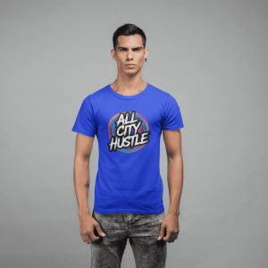 ACH57 Retro Urban Hustle T-Shirt, Unisex Graphic Tee, Casual Streetwear, Gift for Creatives, Everyday Wear, All City Hustle