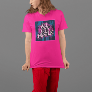 ACH60 Retro Urban Hustle T-Shirt, Unisex Graphic Tee, Casual Streetwear, Gift for Creatives, Everyday Wear, All City Hustle