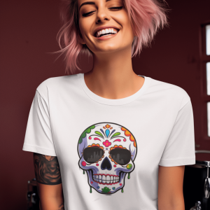 DARK25 Evil Cute Graphic Tee, Unisex Cotton Tee, Trendy T-Shirt, Casual Wear, Gift for Anyone, Dark Apparel