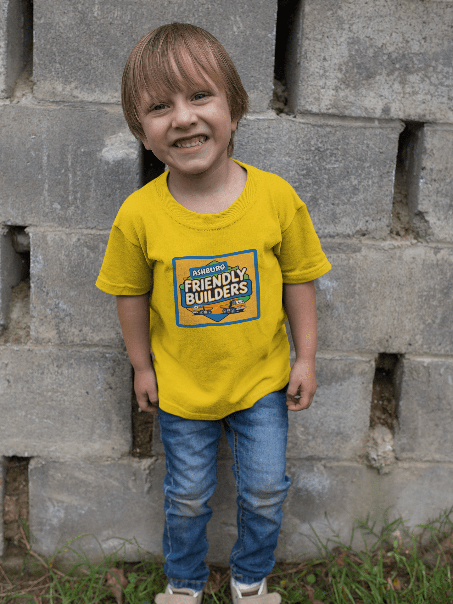 ASHBURG TODDLER10 Cute Toddler Short Sleeve Tee with KIDS Design, Kids T-Shirt, Play Shirt, Cartoon Tee,Gift for All Occasions, Funtime Apparel