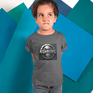 ASHBURG TODDLER12 Cute Toddler Short Sleeve Tee with KIDS Design, Kids T-Shirt, Play Shirt, Cartoon Tee,Gift for All Occasions, Funtime Apparel