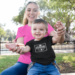 ASHBURG TODDLER30 Cute Toddler Short Sleeve Tee with KIDS Design, Kids T-Shirt, Play Shirt, Cartoon Tee,Gift for All Occasions, Funtime Apparel