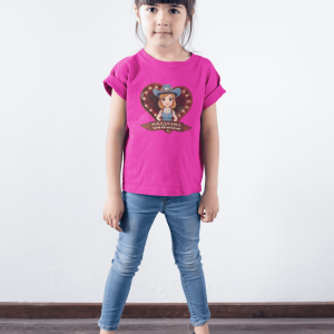 ASHBURG TODDLER42 Cute Toddler Short Sleeve Tee with KIDS Design, Kids T-Shirt, Play Shirt, Cartoon Tee,Gift for All Occasions, Funtime Apparel