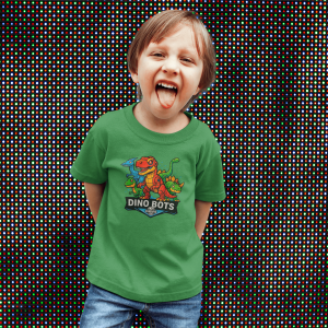 ASHBURG TODDLER68 Cute Toddler Short Sleeve Tee with KIDS Design, Kids T-Shirt, Play Shirt, Cartoon Tee,Gift for All Occasions, Funtime Apparel