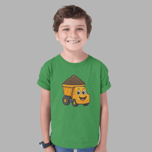 ASHBURG TODDLER91 Cute Toddler Short Sleeve Tee with KIDS Design, Kids T-Shirt, Play Shirt, Cartoon Tee,Gift for All Occasions, Funtime Apparel