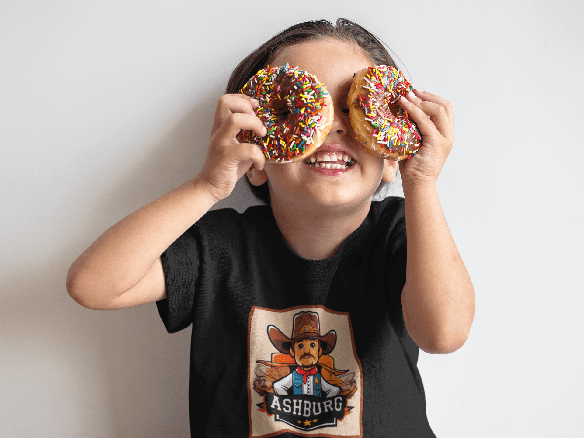 ASHBURG TODDLER101 Cute Toddler Short Sleeve Tee with KIDS Design, Kids T-Shirt, Play Shirt, Cartoon Tee,Gift for All Occasions, Funtime Apparel
