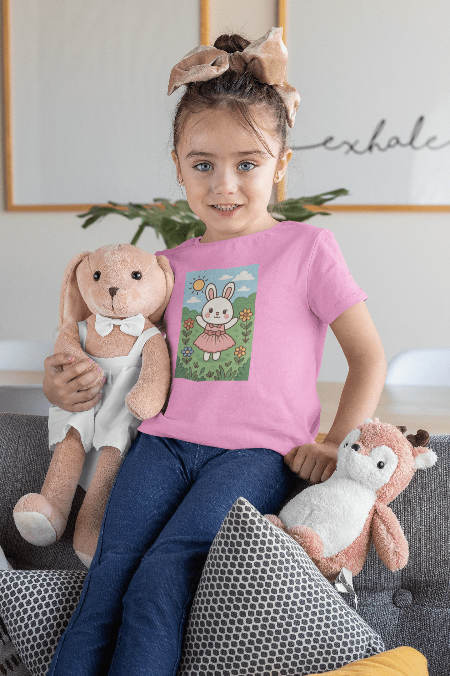 ASHBURG TODDLER104 Cute Toddler Short Sleeve Tee with KIDS Design, Kids T-Shirt, Play Shirt, Cartoon Tee,Gift for All Occasions, Funtime Apparel