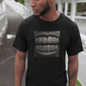 ACH76 Retro Urban Hustle T-Shirt, Unisex Graphic Tee, Casual Streetwear, Gift for Creatives, Everyday Wear, All City Hustle