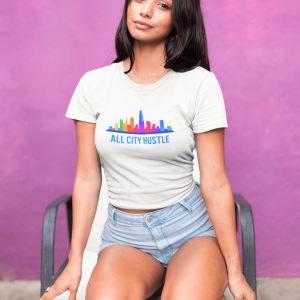 ACH77 Retro Urban Hustle T-Shirt, Unisex Graphic Tee, Casual Streetwear, Gift for Creatives, Everyday Wear, All City Hustle