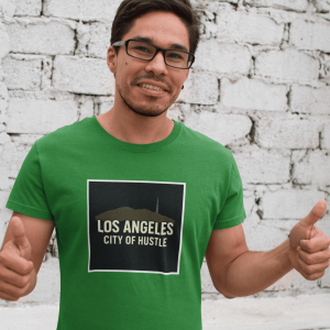 ACHLA4 Los Angeles Unisex Heavy Cotton Tee, Vintage LA Shirt, California T-Shirt, Beachwear, Summer Casual Tee Shirt